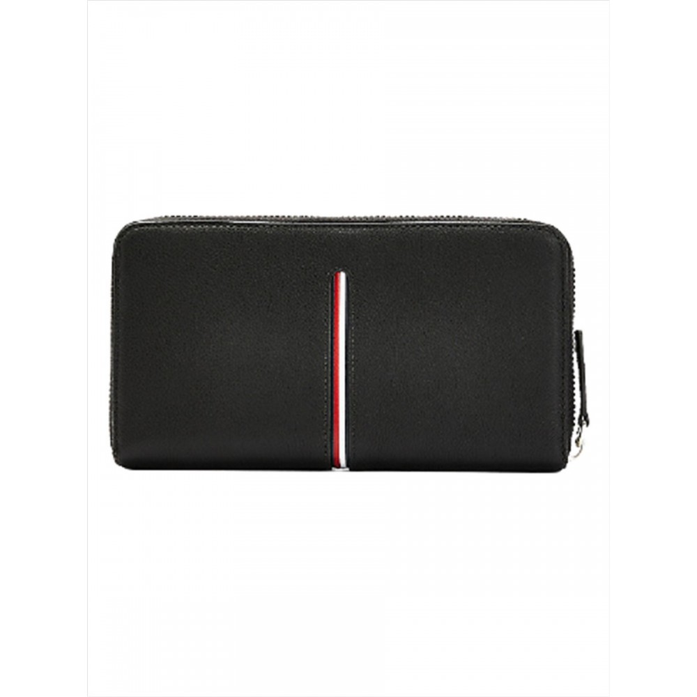 Ανδρικό Πορτοφόλι Tommy Hilfiger Th Downtown Za Wallet AM0AM07307-BDS Μαύρο Δέρμα