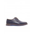 MEN OXFORD SOFTIES 6997-1530 BLUE LEATHER