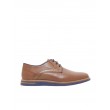 MEN OXFORD SOFTIES 6997-1230 BROWN LEATHER