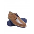 MEN OXFORD SOFTIES 6997-1230 BROWN LEATHER