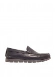 Men's Moccasins Sea And City C21 Maine Moc Black Leather