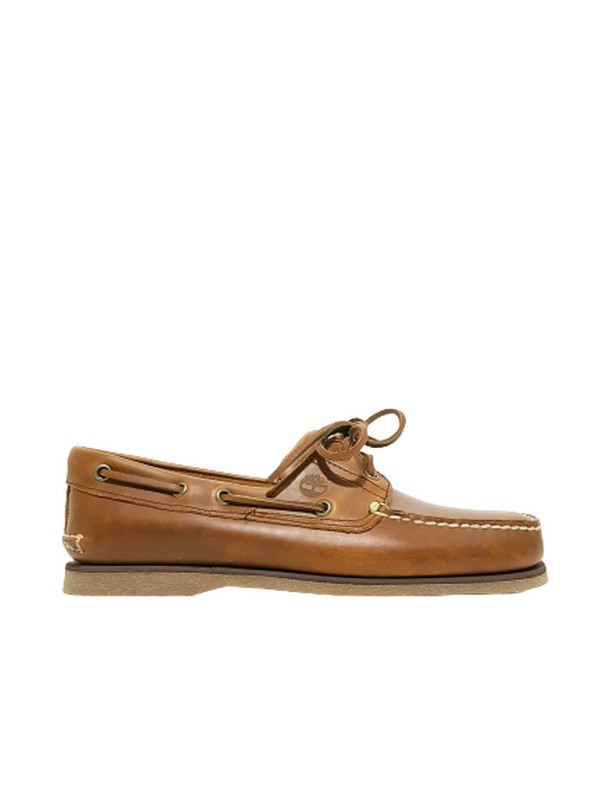 TIMBERLAND A232X CLASSIC BOAT SHOE MD BROWN FULL GRAIN LEATHER