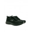 ΓΥΝΑΙΚΕΙΟ SNEAKER SKECHERS 12606 BBK ΜΑΥΡΟ ΥΦΑΣΜΑ