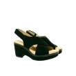 WOMEN PLATFORM CLARKS GISELLE COVE BLACK SUEDE