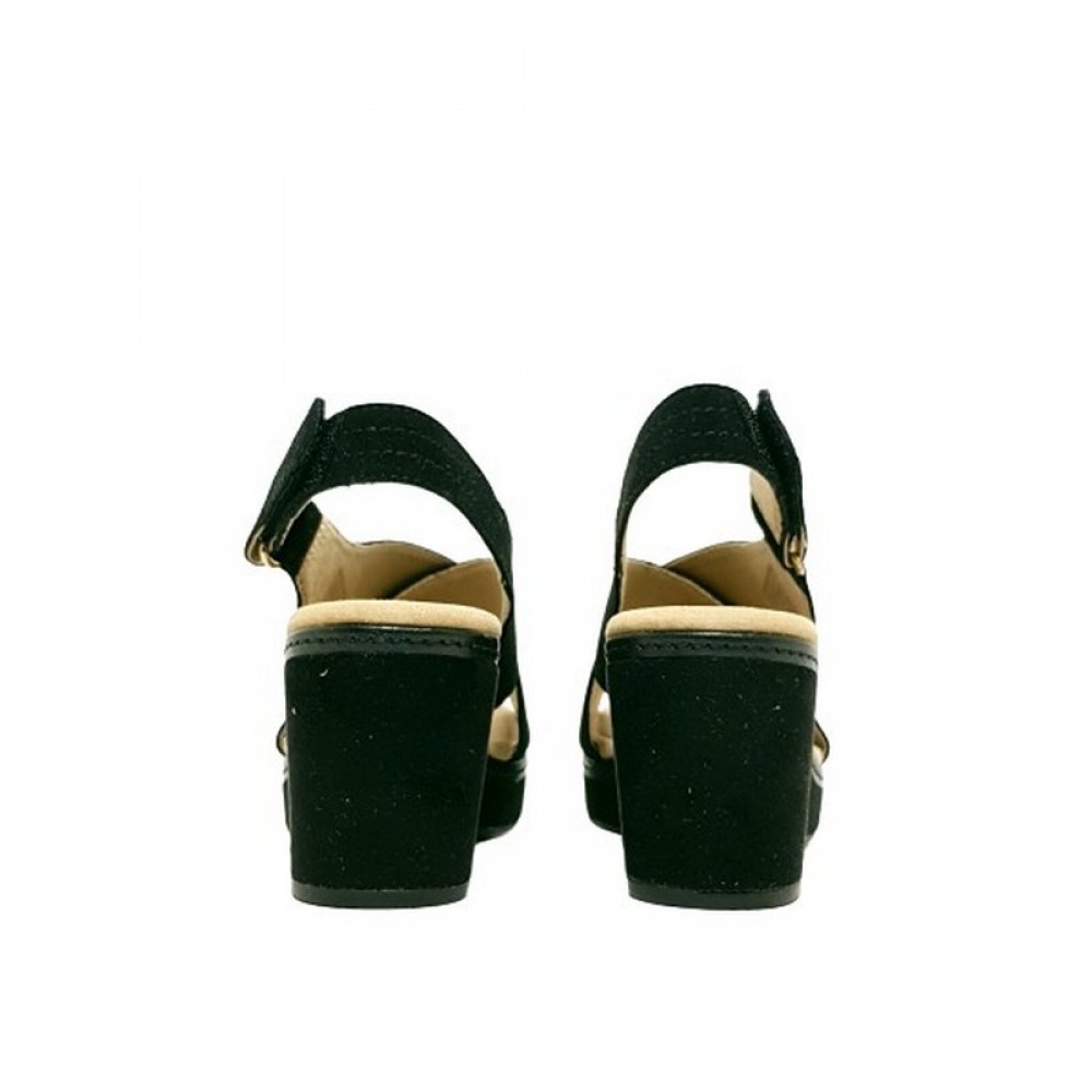 WOMEN PLATFORM CLARKS GISELLE COVE BLACK SUEDE WOMEN PLATFORM CLARKS GISELLE COVE BLACK SUEDE
