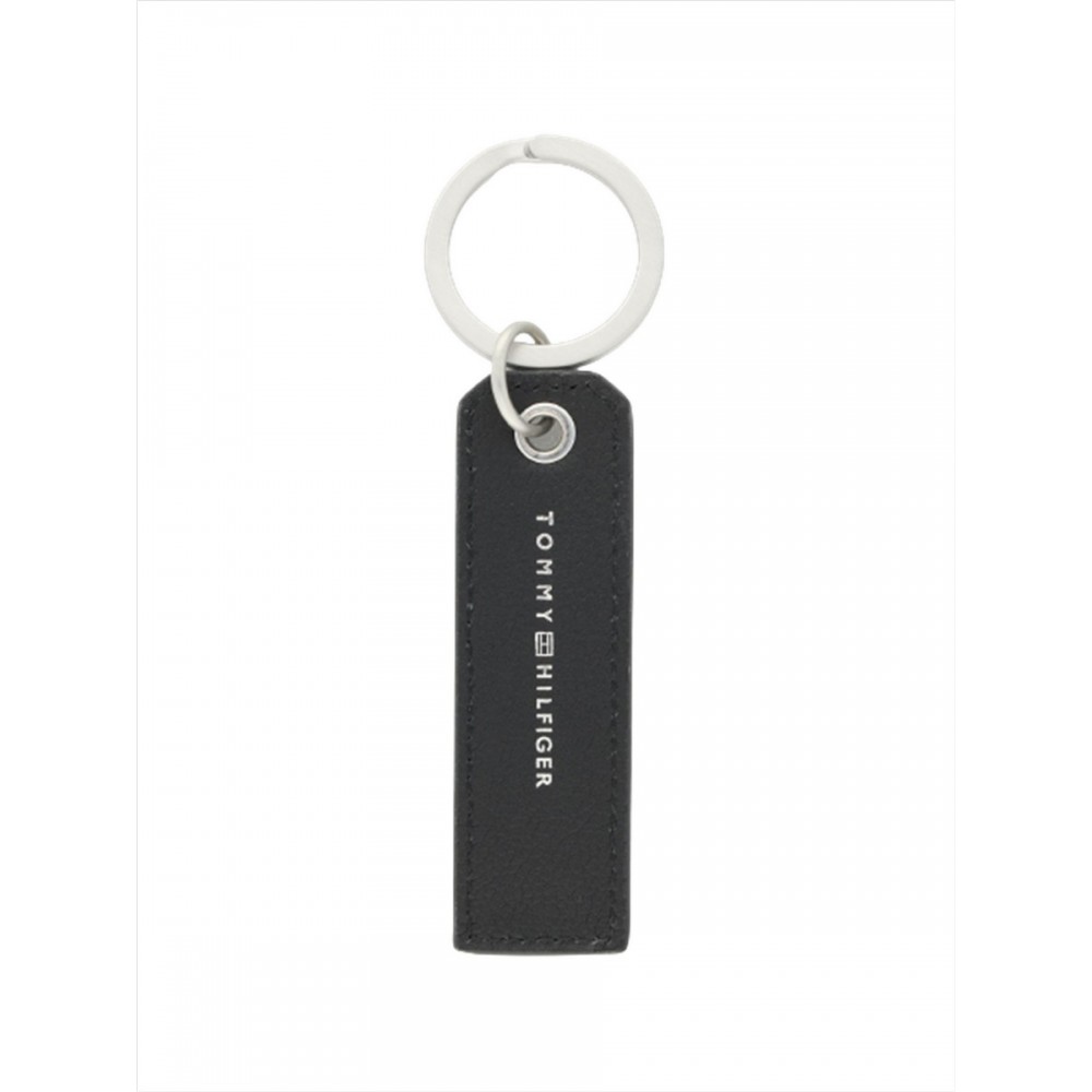 Μπρελόκ Tommy Hilfiger Th Downtown Keyfob AM0AM07289-BDS Μαύρο Δέρμα