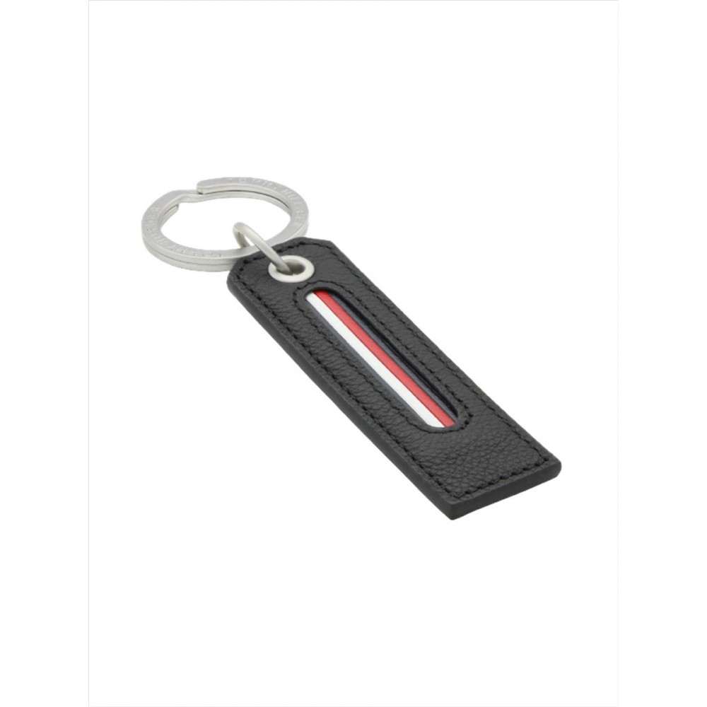 Μπρελόκ Tommy Hilfiger Th Downtown Keyfob AM0AM07289-BDS Μαύρο Δέρμα