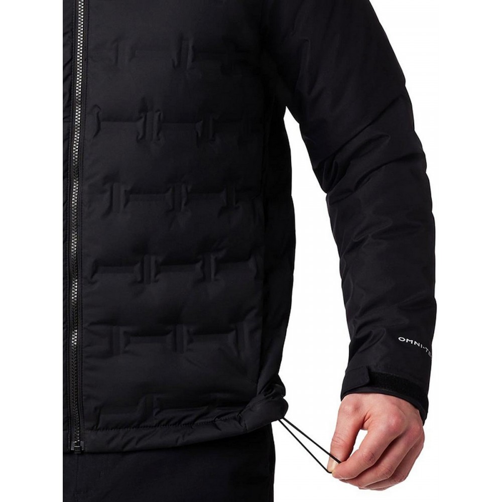 Men Jacket Columbia Grand Treck Down 1864522-010 Black Textile
