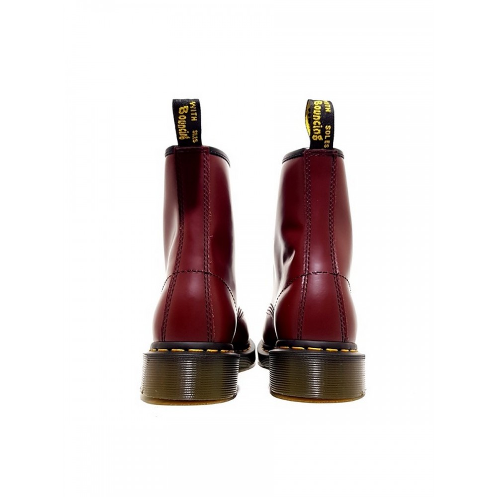 WOMEN BOOT DR MARTENS 1460 SMOOTH LEATHER ANKLE BOOTS BORDEAUX LEATHER