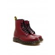 WOMEN BOOT DR MARTENS 1460 SMOOTH LEATHER ANKLE BOOTS BORDEAUX LEATHER