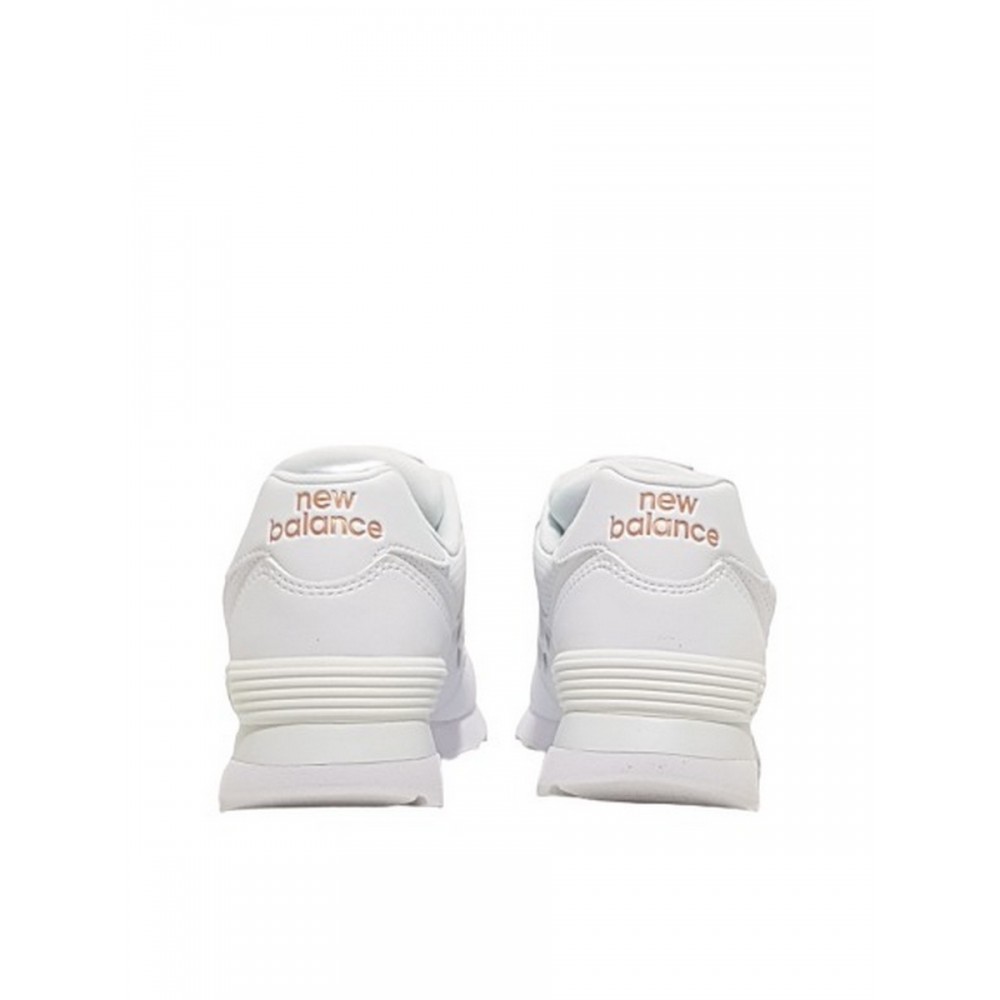 WOMEN SNEAKER NEW BALANCE WL574HNE WHITE LEATHER