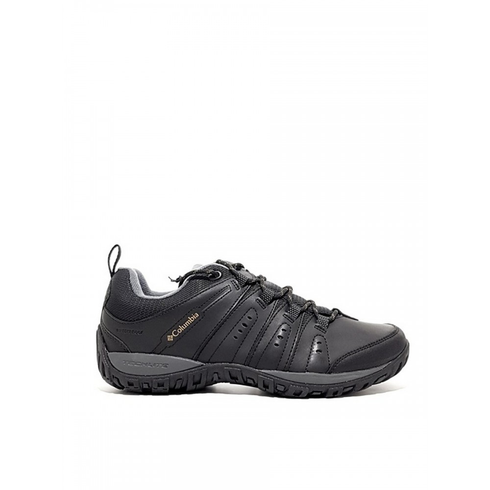 MEN SNEAKER COLUMBIA WOODBURN II WATERPROOF 1553001010 BLACK