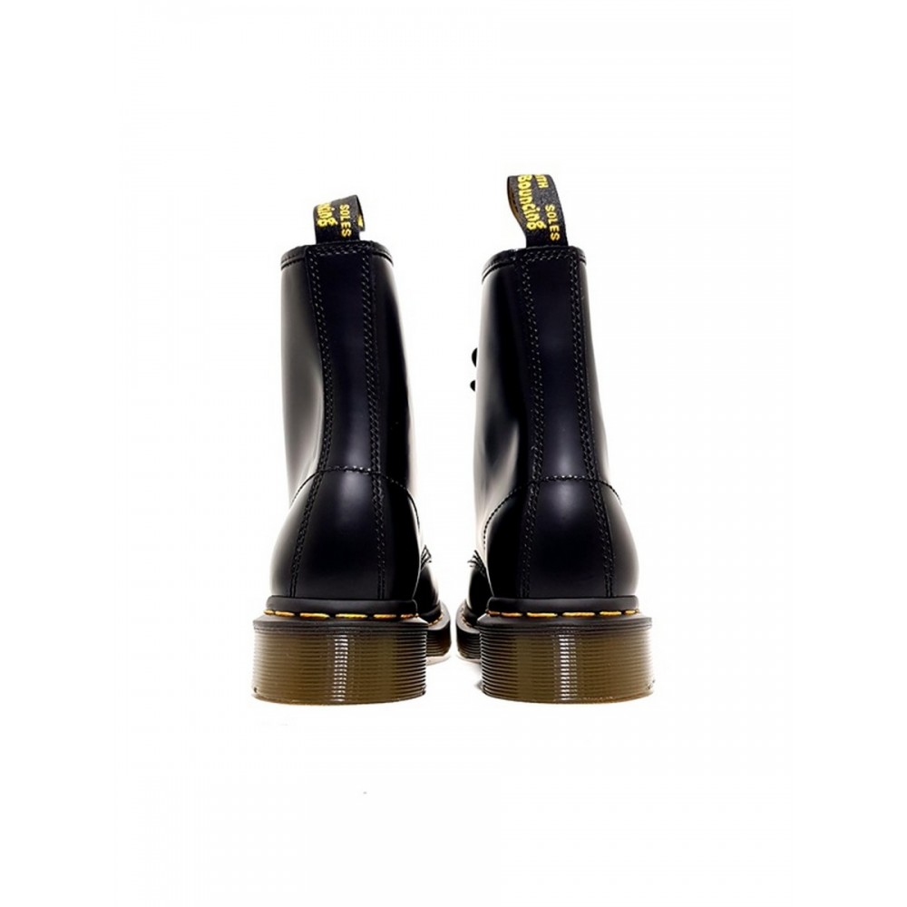 WOMEN BOOT DR MARTENS 1460 SMOOTH LEATHER ANKLE BOOTS BLACK LEATHER