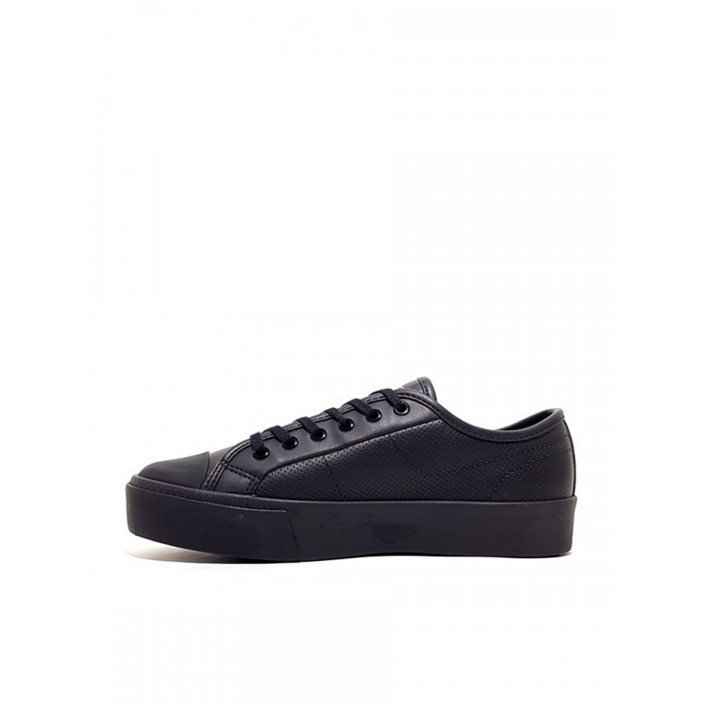 WOMEN SNEAKER LACOSTE ZIANE PLUS GRAND BLACK LEATHER