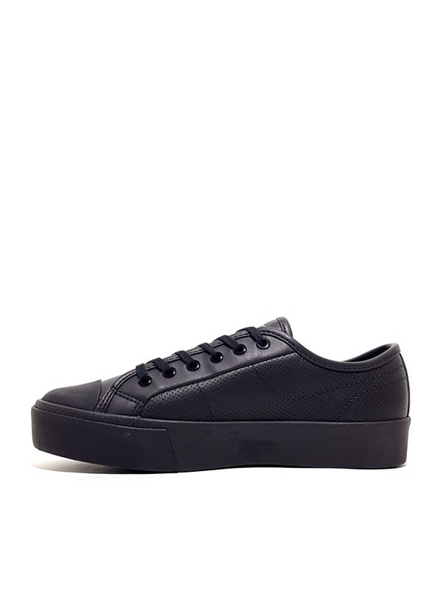 WOMEN SNEAKER LACOSTE ZIANE PLUS GRAND BLACK LEATHER