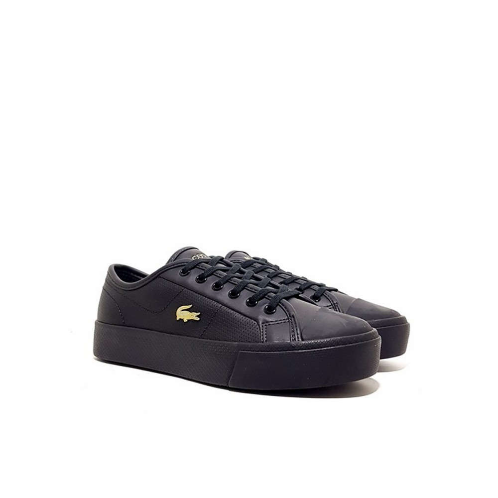 WOMEN SNEAKER LACOSTE ZIANE PLUS GRAND BLACK LEATHER