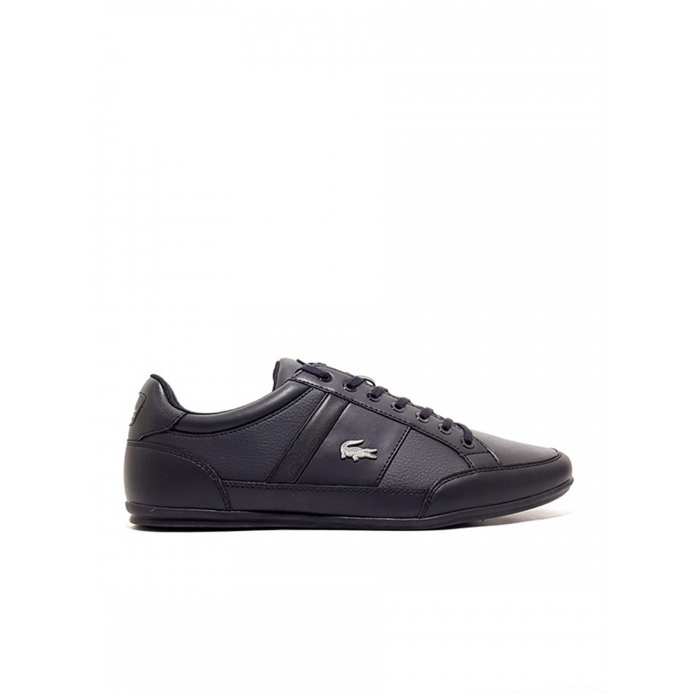 MEN SNEAKER LACOSTE CHAYMON BL BLACK LEATHER