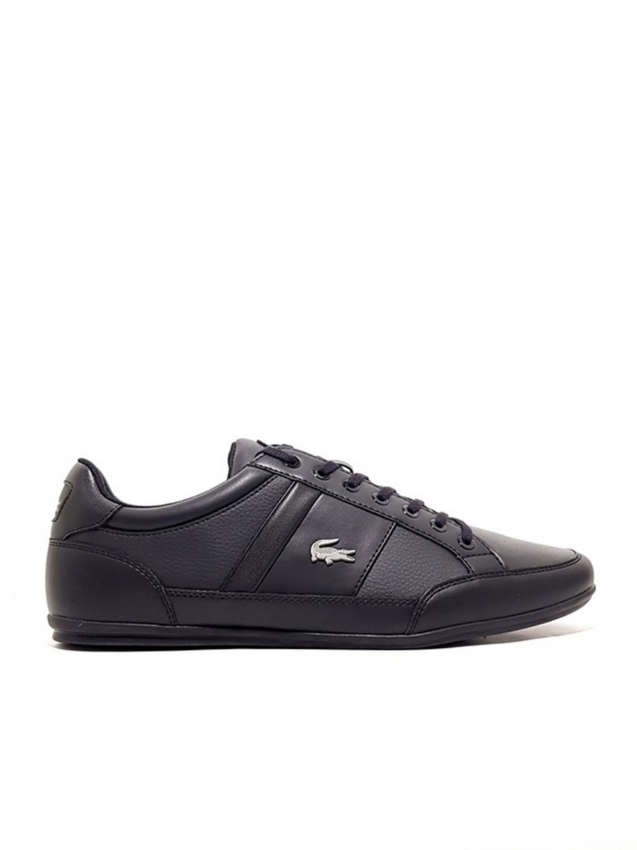 MEN SNEAKER LACOSTE CHAYMON BL BLACK LEATHER