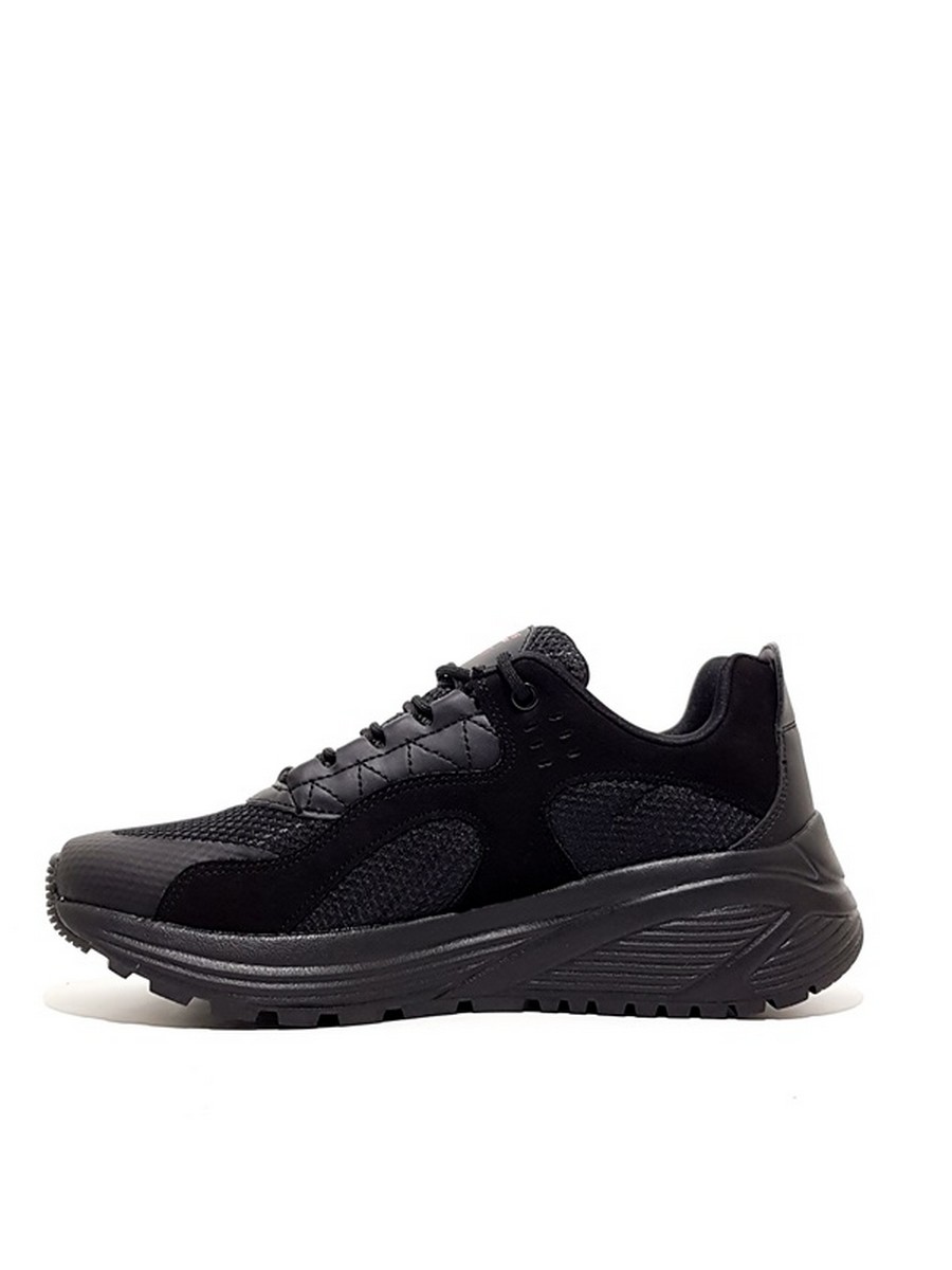 ΓΥΝΑΙΚΕΙΟ SNEAKER SKECHERS 117017 BBK ΜΑΥΡΟ ΥΦΑΣΜΑ