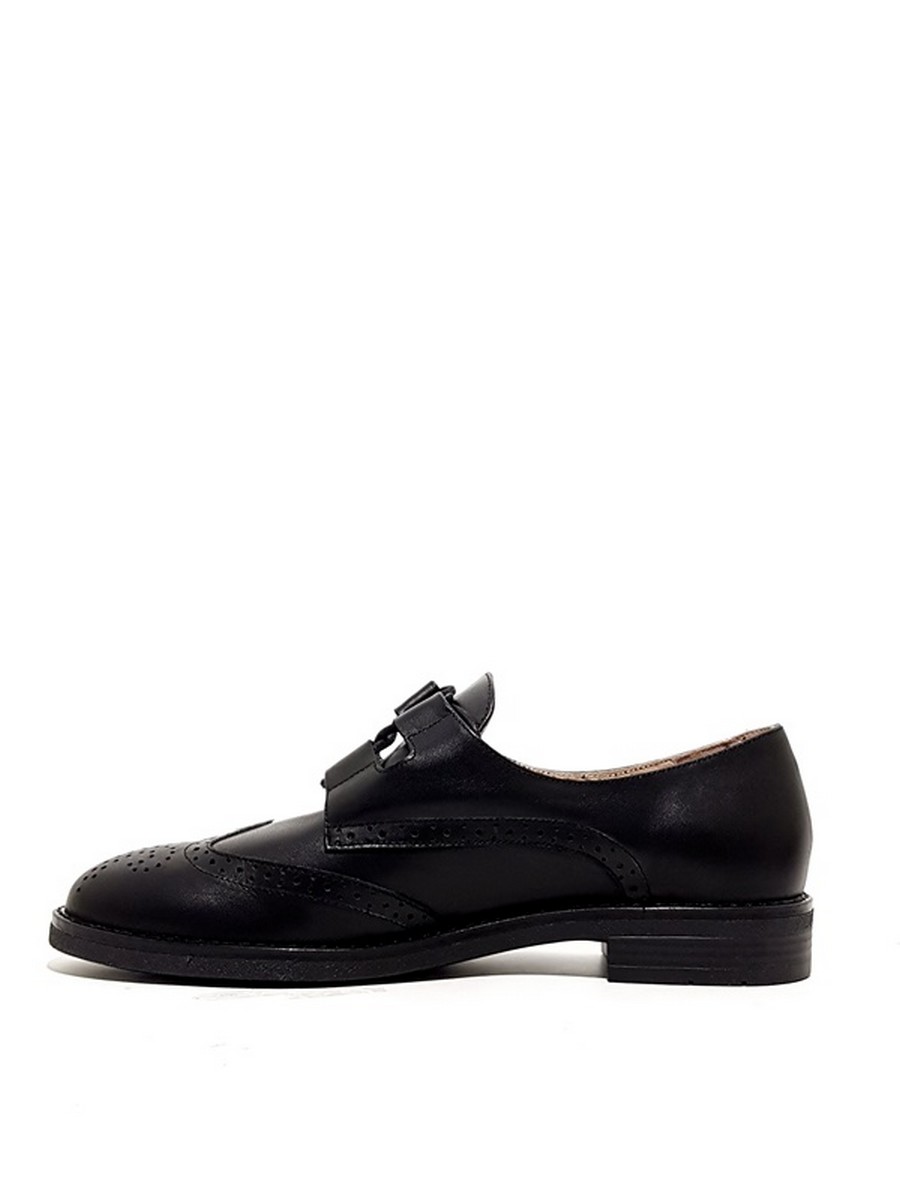 WOMEN OXFORD MOYRTZI 20503 BLACK LEATHER