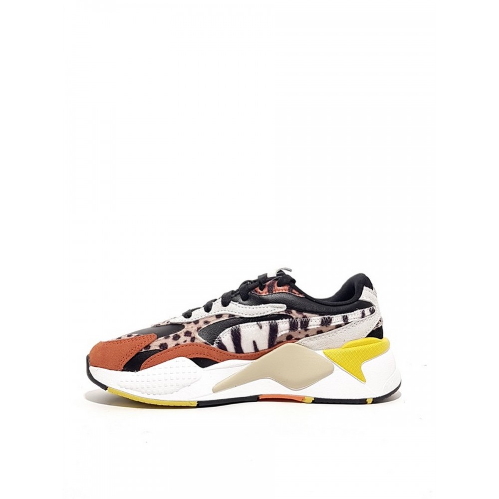 WOMENS SNEAKER PUMA RS-X3 W. CATS 373953-02 BLACK MULTI COLOR  LEATHER