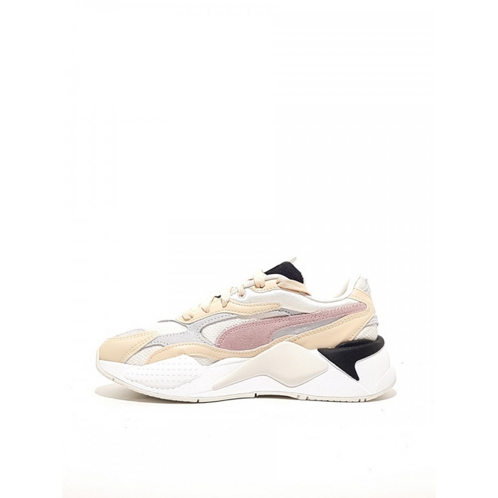 ΓΥΝΑΙΚΕΙΑ SNEAKER PUMA RS-X3 LAYERS 374667-02 ΑΣΠΡΟ-ΜΠΕΖ  ΔΕΡΜΑ-ΥΦΑΣΜΑ