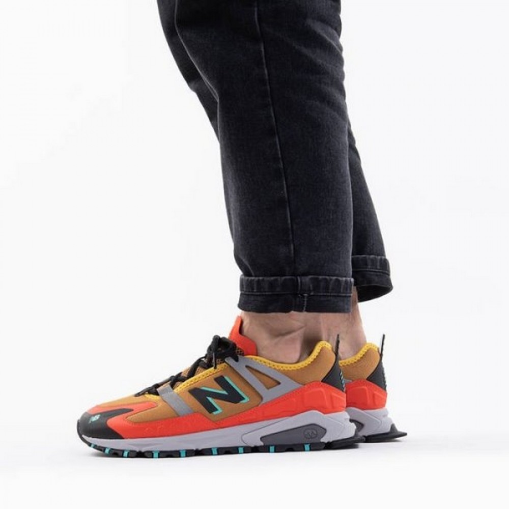 MEN SNEAKER NEW BALANCE MSXRCTWC YELLOW FABRIC - R O Z A N A S