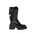 WOMEN BOOT TSAKIRIS-MALLAS L2100870 BLACK LEATHER