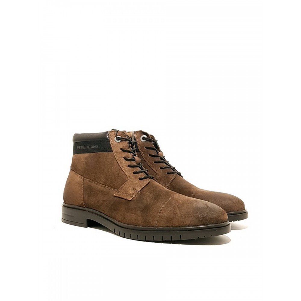 Men Boot Pepe Jeans Thomas Flex PMS50199-898 Brown Suede