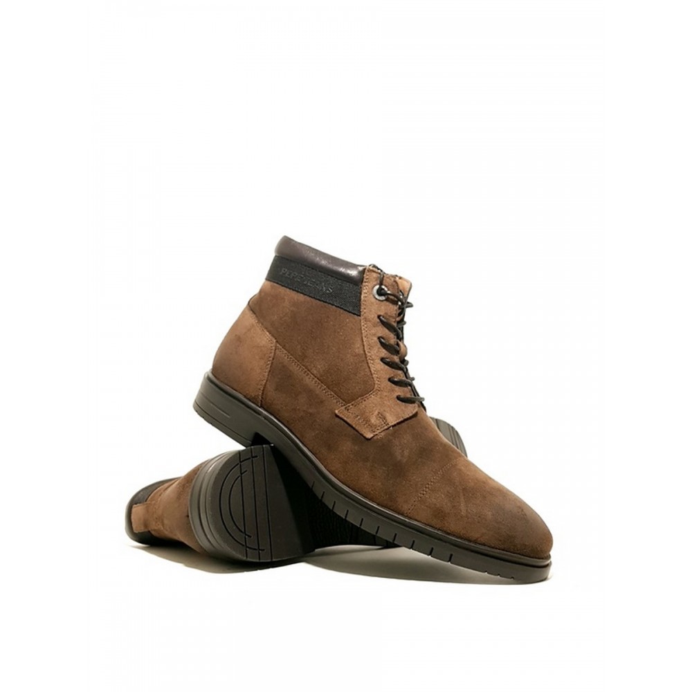 Men Boot Pepe Jeans Thomas Flex PMS50199-898 Brown Suede