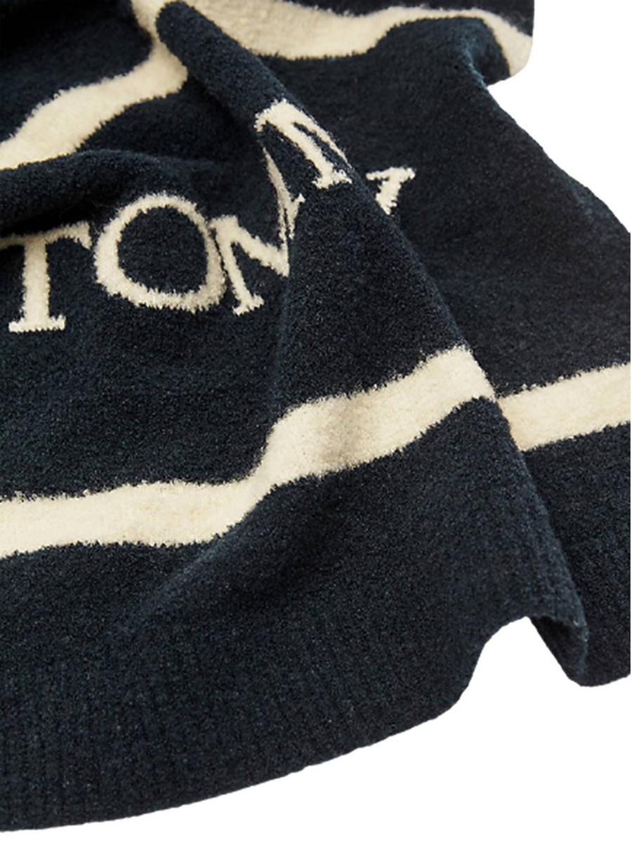 ΓΥΝΑΙΚΕΙΟ ΚΑΣΚΟΛ TOMMY HILFIGER FLUFFY KNIT SCARF AW0AW09056-CJM ΜΠΛΕ ΥΦΑΣΜΑ