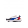 ΜΕΝ SNEAKER PUMA WILD RIDER ROLLIN 381517-04 WHITE LEATHER-FABRIC