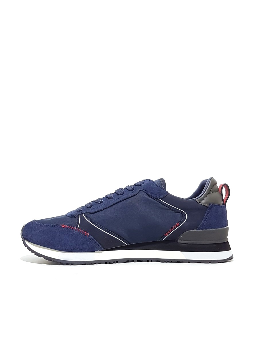 ΜΕΝ SNEAKER GUESS GLORYM BLUE FABRICK-CASTOR