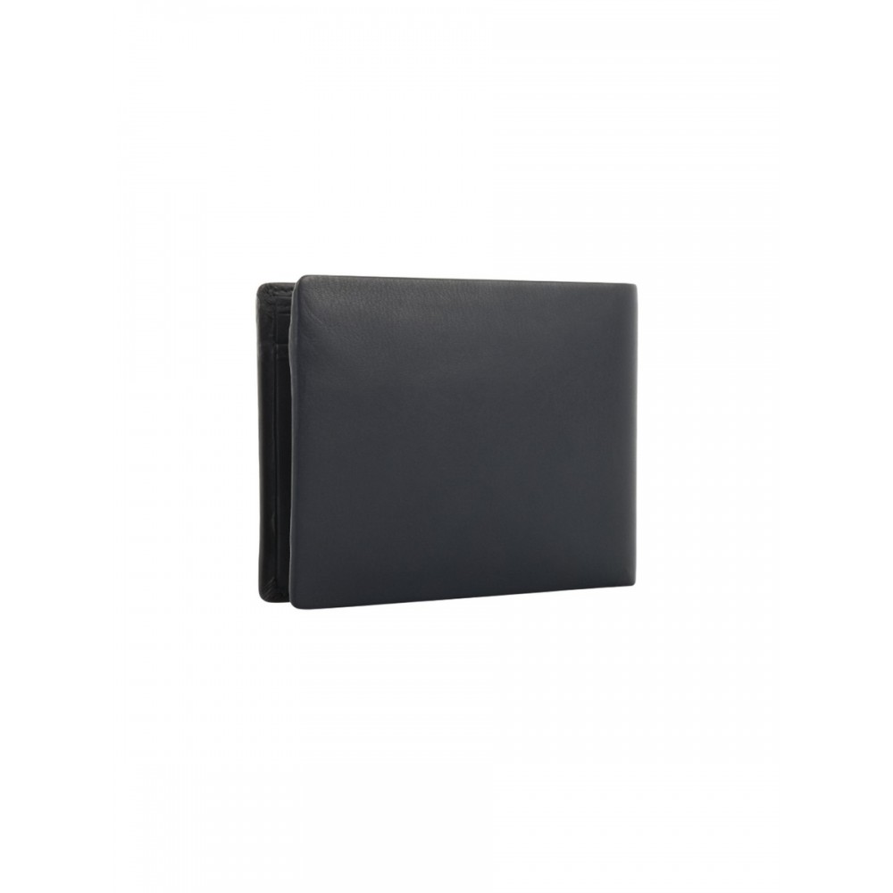 MEN WALLET GUESS TYLER BLACK LEATHER