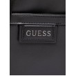 ΑΝΔΡΙΚΟ ΤΣΑΝΤΑΚΙ GUESS SCALA TOP ZIP CROSSBODY FLAT ΜΑΥΡΟ ΣΥΝΘΕΤΙΚΟ