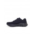 ΓΥΝΑΙΚΕΙΟ SNEAKER SKECHERS 149057 BBK ΜΑΥΡΟ ΥΦΑΣΜΑ