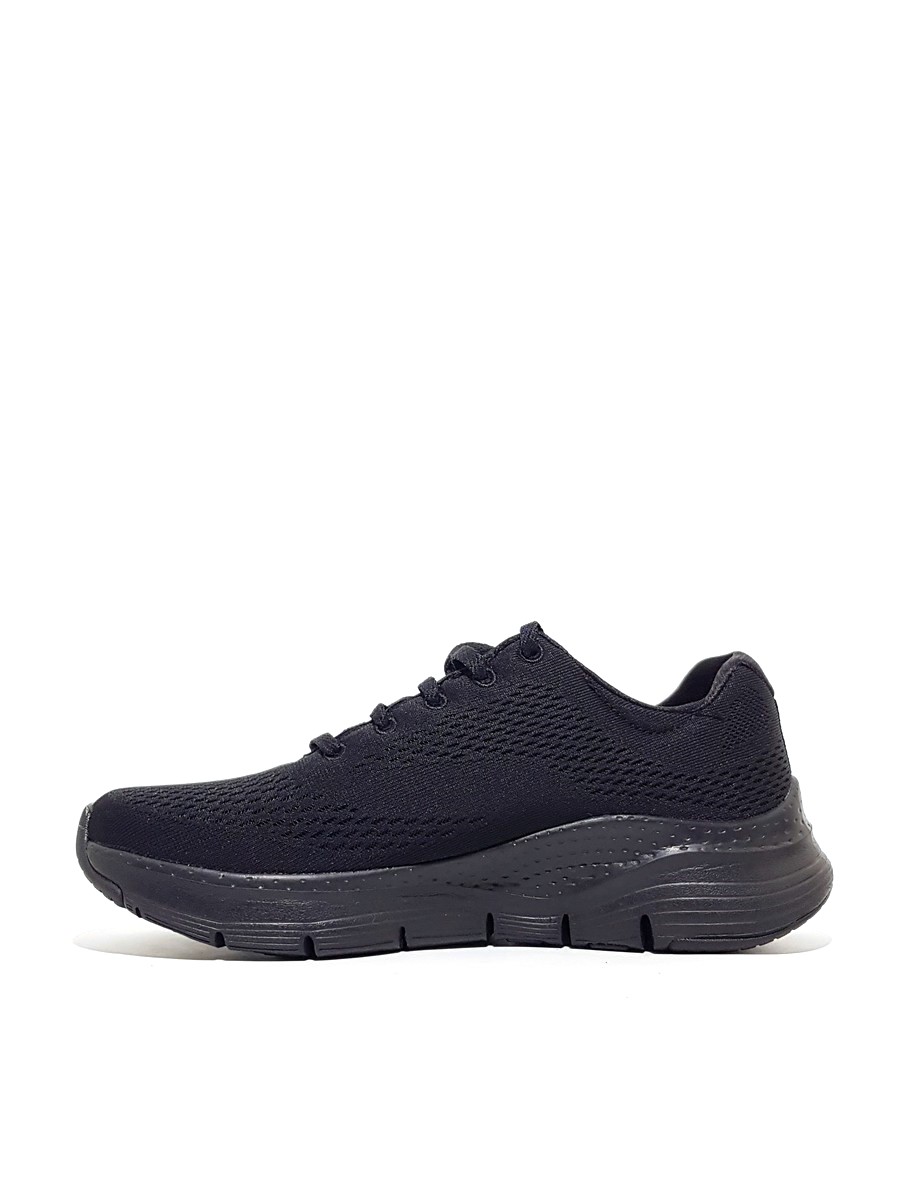 ΓΥΝΑΙΚΕΙΟ SNEAKER SKECHERS 149057 BBK ΜΑΥΡΟ ΥΦΑΣΜΑ