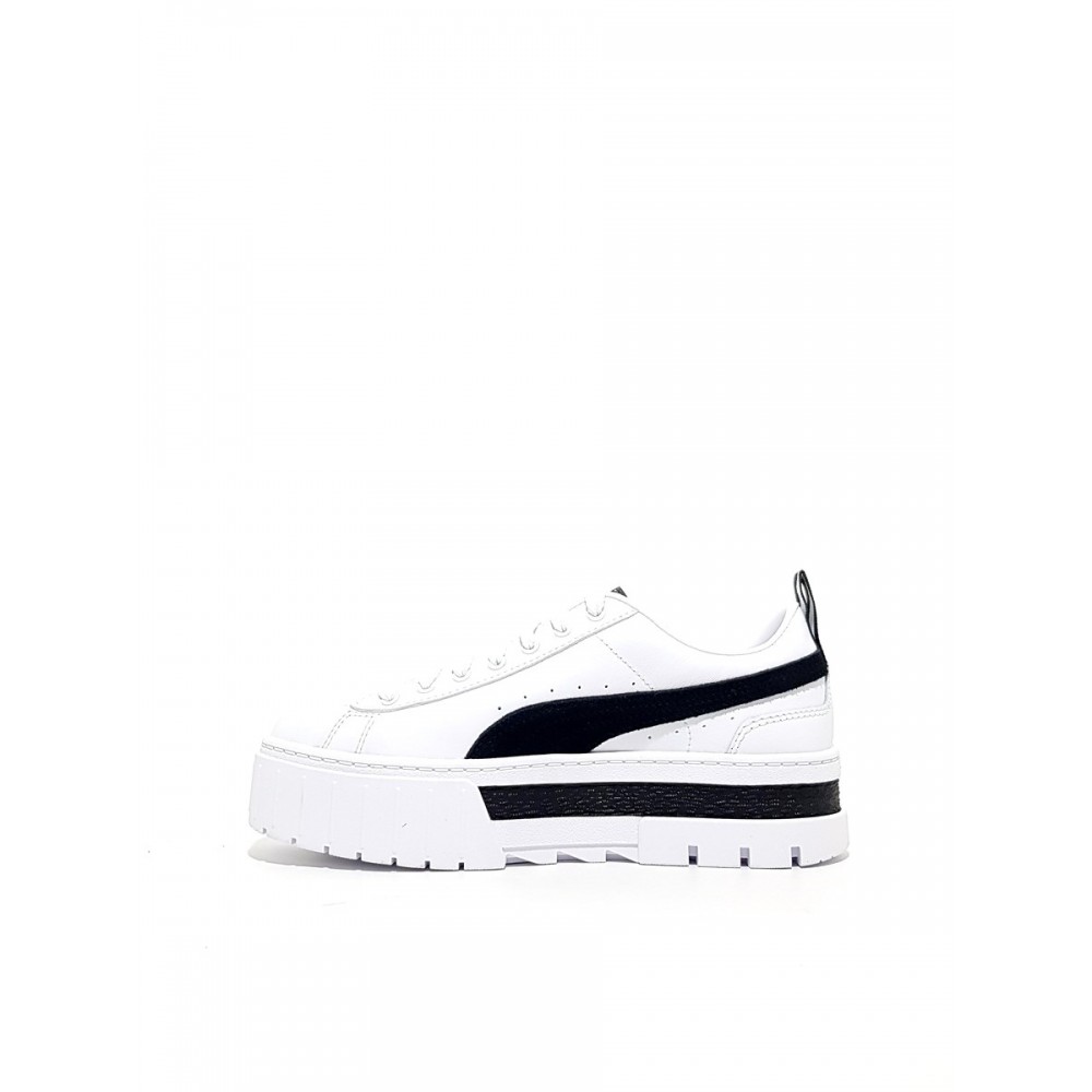 ΓΥΝΑΙΚΕΙΑ SNEAKER PUMA MAYZE LTH WNS 381983 01 ΑΣΠΡΟ ΔΕΡΜΑ