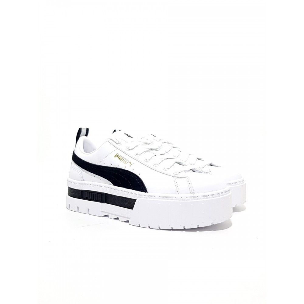 ΓΥΝΑΙΚΕΙΑ SNEAKER PUMA MAYZE LTH WNS 381983 01 ΑΣΠΡΟ ΔΕΡΜΑ