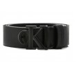 ΓΥΝΑΙΚΕΙΑ ΖΩΝΗ CALVIN KLEIN MONO HARDWEAR ROUND BUCKLE 30MM K60K608783-BDS ΜΑΥΡΟ ΔΕΡΜΑ