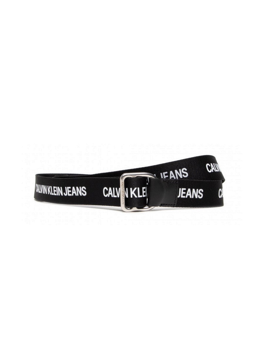 ΓΥΝΑΙΚΕΙΑ ΖΩΝΗ CALVIN KLEIN SLIDER D-RING BELT 30MM K60K608362-BDS ΜΑΥΡΟ ΥΦΑΣΜΑ