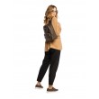 WOMEN BAG CALVIN KLEIN CK MUST CAMPUS BP W/PCKT MD MONO K60K608625-0HD BLACK SYNTHETIC