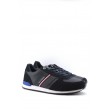 MEN SNEAKER TOMMY HILFIGER ICONIC RUNNER LEATHER MIX FM0FM3743-DW5 BLUE LEATHER MEN SNEAKER TOMMY HILFIGER ICONIC RUNNER LEATHER MIX FM0FM3743-DW5 BLUE LEATHER