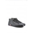 ΑΝΔΡΙΚΟ SNEAKER ΜΠΟΤΑΚΙ TOMMY HILFIGER CORPORATE HIGH MODERN VULC LEATHER FM0FM03740-BDS ΜΑΥΡΟ ΔΕΡΜΑ