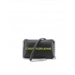 WOMEN BAG CALVIN KLEIN SCULPTED CAMERA POUNCH W/CHA MONO K60K608688-BDS BLACK SYNTHETIC