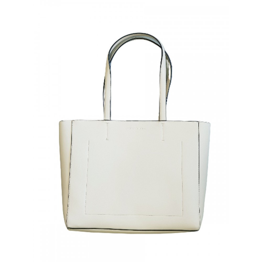 ΓΥΝΑΙΚΕΙΑ ΤΣΑΝΤΑ CALVIN KLEIN SCULPTED SHOPPER 29 MONO K60K608374-AEO ΜΠΕΖ ΣΥΝΘΕΤΙΚΟ