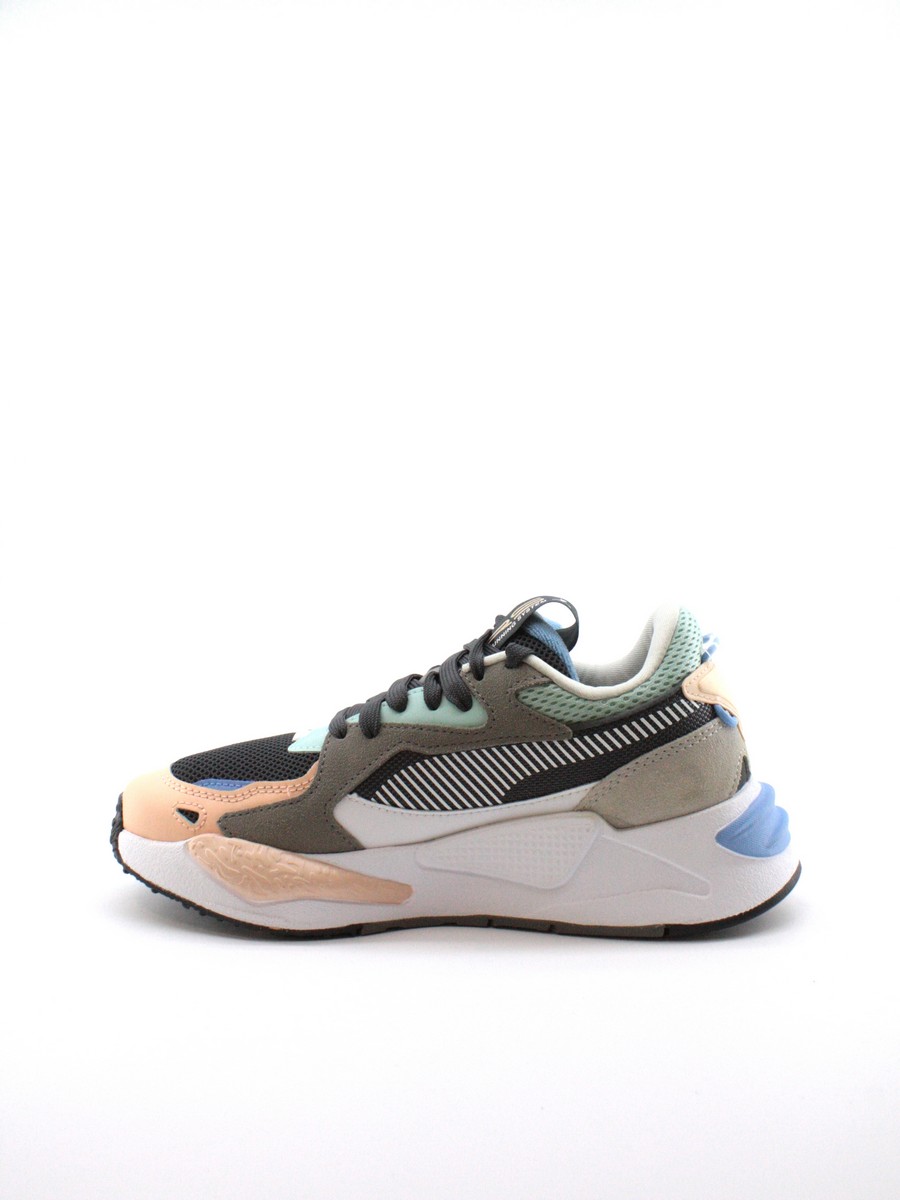 ΓΥΝΑΙΚΕΙΑ SNEAKER PUMA RS-Z 381640 02 ΜΑΥΡΟ ΠΟΛΥΧΡΩΜΟ  ΔΕΡΜΑ - ΥΦΑΣΜΑ