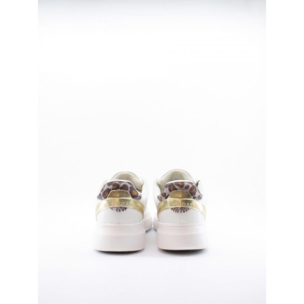 WOMEN SNEAKER US POLO ASSN JEWEL002 CLUB-WHI WHITE SYNTHETIC