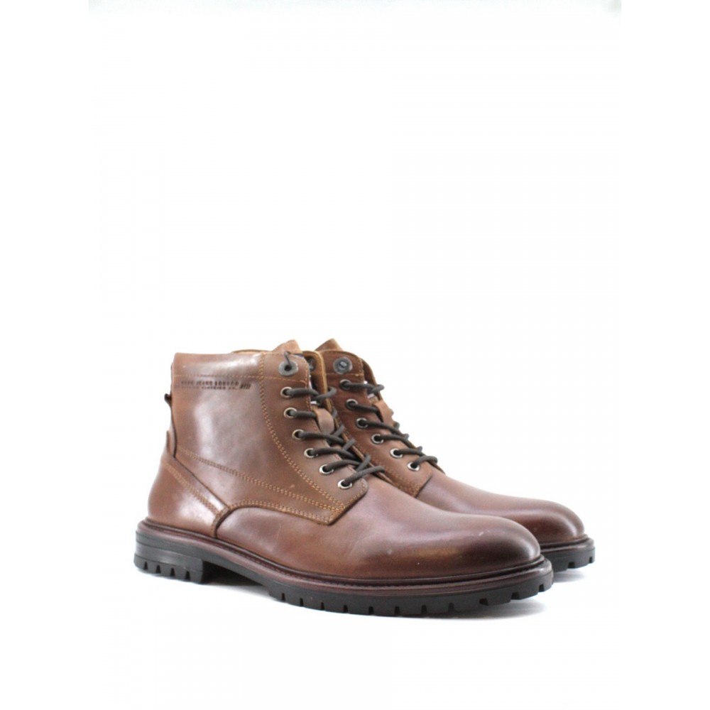 MEN BOOT PEPE JEANS NED BOOT LTH BROWN LEATHER