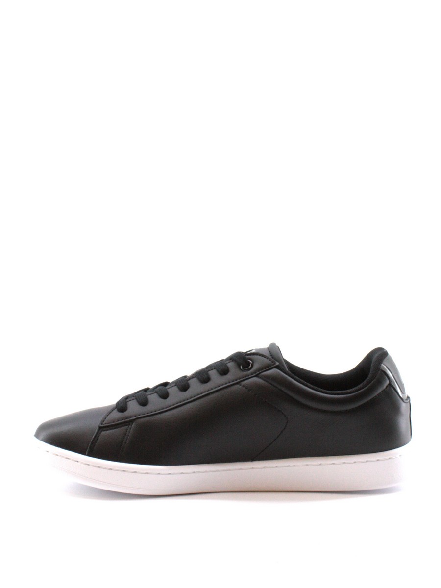 ΑΝΔΡΙΚΟ SNEAKER LACOSTE CARNABY BL21 ΜΑΥΡΟ ΔΕΡΜΑ